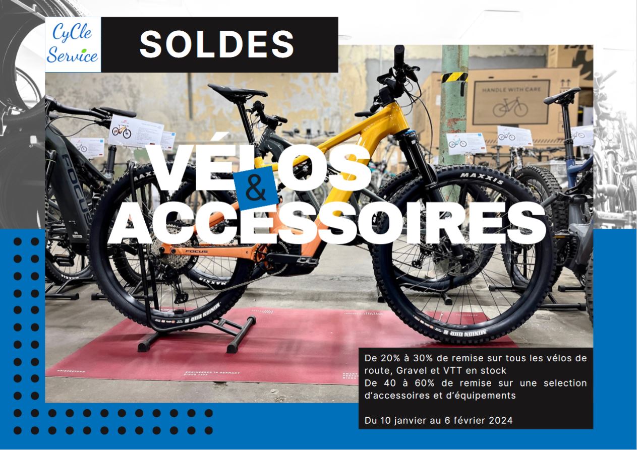 Actualités - Soldes 2024 Cycle Service