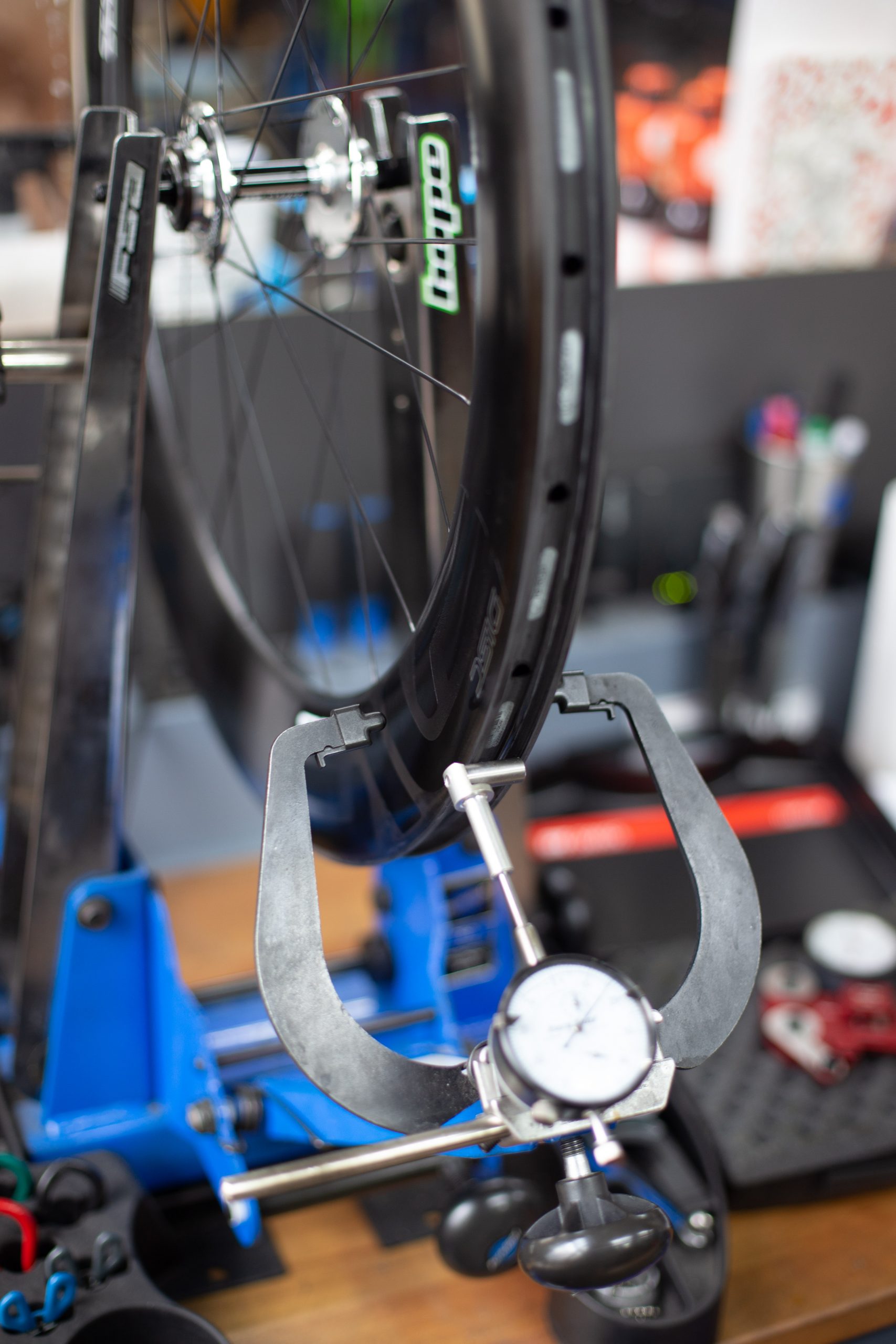 Montage de roue
